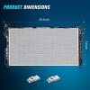 Nilight Radiator for Chrysler Town& Country 2005 2006 2007, Chrysler Voyager 2005 2006 2007, Dodge Grand Caravan 2005 2006 2007,Performance Aluminum Replacement OEM.(Dodge Grand Caravan 2005-2007)