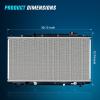 Nilight Radiator for Honda Civic 1992 1993 1994 1995 1996 1997 1998 1999 2000,Replaces CU1290, Performance Aluminum Replacement OEM(Honda Accord 2008-2012)