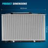 Nilight Radiator for Honda Civic 1992 1993 1994 1995 1996 1997 1998 1999 2000,Replaces CU1290, Performance Aluminum Replacement OEM(Honda Odyssey 2005-2010)
