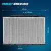Nilight Radiator for Nissan Altima 2007 2008 2009 2010 2011 2012 2013 2014 2015 2016 2017 2018,Maxima 2.5L 3.5L V6 FWD 2016 2017 2018 2019 Performance Aluminum Replacement OEM(Nissan Rogue 2008-2013)
