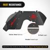 Nilight Rear Inner Fender Liners Steel Wheel Cover Fit for 2007-2018 Wrangler JK JKU 4WD (4-Door/2-Door) Unlimited Bolt-on Style Fender Flares Splash Guards(4Pcs Front+Rear JL 2018-2025)