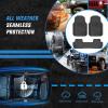 Nilight Rubber Floor Mats for Cars Trucks SUVs,Universal Trim to fit for Most Vehicles,All Weather Protection Heavy Duty Floor Liners,Pack of 4(PVC 3 Pack)