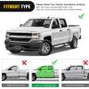Nilight Running Boards for 2007-2018 Chevy Silverado/GMC Sierra 1500;2007-2019 Chevy Silverado/GMC Sierra 2500HD 3500HD Extended Dual-StageTextured Powder Coated Side Step Nerf Bars(2007-2018 Double Cab Chevy/GMC)