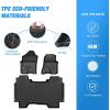 Nilight TPE Floor Mats for 2019 2020 2021 2022 2023 2024 Dodge Ram 1500 New Body Crew Cab with Rear Storage Box,All Weather Custom Fit Heavy Duty Floor Liners(2019-2025 New Body without Storage Box)