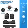 Nilight TPE Floor Mats for 2021 2022 2023 2024 2025 Chevy Chevrolet Tahoe GMC Yukon Cadillac Escalade Bench Seating, All Weather Custom Fit Heavy Duty Floor Liners(2015-2020 Chevy Tahoe GMC Yukon)