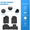 Nilight TPE Floor Mats for Acura MDX 2022 2023 2024 2025 All Weather Custom Fit Heavy Duty Floor Liners(2013-2018 Acura RDX)