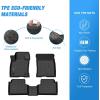 Nilight TPE Floor Mats for Ford Bronco 4 Door 2021 2022 2023 2024 2025 All Weather Custom Fit Heavy Duty Floor Liners(Bronco Sport 4 Door Floor Mat)