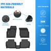 Nilight TPE Floor Mats for Ford Fusion Lincoln MKZ 2013 2014 2015 2016,All Weather Custom Fit Heavy Duty Floor Liners