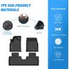 Nilight TPE Floor Mats for Ford Mustang Mach-E 2021 2022 2023 2024,All Weather Custom Fit Heavy Duty Floor Liners