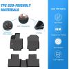 Nilight TPE Floor Mats for Lexus GX460 2014 2015 2016 2017 2018 2019 2020 2021 2022,2013-2023 Toyota 4Runner(4 Runner),All Weather Custom Fit Heavy Duty Floor Liners(2019-2024 RAV4)