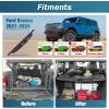 Nilight Trunk Cargo Cover for Ford Bronco Accessories 2021 2022 2023 2024 2025 4-Door, Retractable Trunk Cover Security Shade Cargo Cover, 1-Pack(2021-2025 Ford Bronc 4-Door)