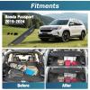 Nilight Trunk Cargo Cover for Honda Passport 2019 2020 2021 2022 2023 2024 2025, Retractable Security Shade Rear Cargo Cover, with Trunk Storage Net
