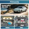 Nilight Trunk Cargo Cover for Hyundai Ioniq 5 2022 2023 2024 2025, Retractable Security Shade Rear Cargo Cover, with Trunk Storage Net