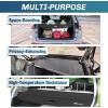 Nilight Trunk Cargo Cover for Nissan Rogue 2014 2015 2016 2017 2018 2019 2020, Retractable Security Shade Rear Cargo Cover, with Trunk Storage Net(2022-2025 Jeep Grand Cherokee)