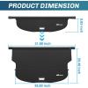 Nilight Trunk Cargo Cover for Toyota RAV4 Accessories 2019 2020 2021 2022 2023 2024 2025, Retractable Security Shade Rear Cargo Cover, with Trunk Storage Net, 1-Pack(2019-2023 Jeep Cherokee)