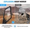 Nilight UTV Side Mirrors Aluminum X3 Rear View Mirror Compatible with 2016 2017 2018 2019 2020 2021 2022 2023 Can Am Maverick X3 Turbo/DS MR RS Turbo R Max 1000(Side Mirror：2016-2023 Maverick X3-Aluminum)