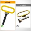 Nilight Universal Heavy Duty Zero Turn Mower Trailer Hitch Kit Strong Neodymium Magnetic Pin with 4 Bolts 1/2” R-Clip Combo Pack Red 6mm Thick(1/2 Inch Trailer Hitch Pin（Yellow）)