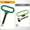 Nilight Universal Heavy Duty Zero Turn Mower Trailer Hitch Kit Strong Neodymium Magnetic Pin with 4 Bolts 1/2” R-Clip Combo Pack Red 6mm Thick(1/2 Inch Trailer Hitch Pin（Green）)
