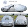 Nilight Waterproof SUV Car Cover All Weather Snowproof UV Protection Windproof Outdoor Full car Cover,Oxford Material Door Shape Zipper Design Universal Fit for SUV Length 183 to 190 inch(Fit Sedan 186 to 193 inch)