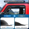 Nilight Window Visor Compatible with Chevy Silverado 1500/Avalanche 2007 2008 2009 2010 2011 2012 2013 GMC Sierra 1500/Silverado/Sierra 2500-3500HD Crew Cab Yukon XL in Channel Rain Guards(Silverado 2500HD/3500HD 2020-2024 Crew Cab)