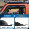 Nilight Window Visor Compatible with Jeep Wrangler JL/Jeep Gladiator 2018 2019 2020 2021 2022 2023 2024 Vent Window Visors, Rain Guards Acrylic-4pcs(Grand Caravan 2008-2023)