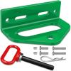 Nilight 1/2 Inch Diameter Heavy Duty Ultra Strong Neodymium Magnet Trailer Hitch Pin Green for Lawn Mower, Tractor, Towing Cargo, ATV Trailer(Heavy Duty Zero Turn Mower Trailer Hitch（Green）)