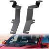 Nilight 2PCS Lower Windshield Hinge Mounting Brackets A-Pillar Brackets for Offroad LED Fog Light Pods for 2021 2022 2023 2024 Ford Bronco(For F150 Raptor 2015-2018)