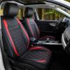 Nilight 5 Car Seat Covers Waterproof Faux Leather Cushions Anti-Slip Universal Fit for 5 Passenger Cars Hyundai Honda Accord Kia Civic Corolla Camry CR-V RAV4 Fusion SUV Truck (Full Set, Black)(Black+Red)