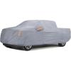 Nilight Car Cover Waterproof All Weather for Truck, Heavy Duty Outdoor Rain Sun UV Protection With Zipper Cotton, Extra Thick, Universal Fit (Up to 210″, Max Cab Length 126″)(L Fit Length Up To 228″  Max Cab Length 144″)