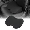 Nilight Car Seat Cushion Black Leather Breathable Mesh Splicing Cushion Memory Foam Suitable for Daily Life Driving Relieves Sciatica and Tialbone Pain Improves Drive Visibility(Black Mesh)