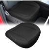 Nilight Car Seat Cushion Cover Beige Leather Front Seats Waterproof Anti-Slip with Storage Bag Wraps Bottom Fits Cars Sedan Van SUV Truck(Black Lines)