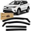 Nilight Durable Rain Guards for Toyota Tacoma Double Cab 2016 2017 2018 2019 2020 2021 2022 2023 Window Deflectors, Vent Window Visors, 4 Pieces(For 2013-2018 Toyota RVA4)