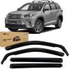 Nilight Durable Rain Guards for Toyota Tacoma Double Cab 2016 2017 2018 2019 2020 2021 2022 2023 Window Deflectors, Vent Window Visors, 4 Pieces(For 2014-2019 Toyota Highlander)