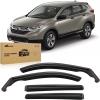 Nilight Durable in Channel Rain Guards for Honda Civic Hatchback HB LX Sport Touring EX-L 2022 2023 2024 Window Deflectors, Vent Window Visors-4pcs(Honda CRV 2017-2022)