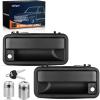 Nilight Exterior Front Left Right Car Door Handle with Keyhole Fit for 1999 00 01 02 03 04 05 06 07 Cadillac Escalade Chevy Avalanche Silverado Tahoe GMC Sierra Yukon Denali Replaces#15034985,15034986(1988-1994 Chevy GMC Yukon)