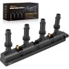 Nilight Ignition Coil Packs Set of 4 Fit UF651 for Hyundai KIA 2011 2012 2013 2014 2015 2016 17 18 19 2020 Tucson Elantra Soul FORTE 1.8 2.0L OE# 5C1861 C1804 1788511 273002E000 (2-pin) Ignition Coils(Fit Chevrolet/Buick/Cadillac 2011-2018)