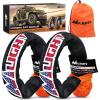 Nilight Kinetic Recovery Rope 33000 LBS 1″ x 30ft Snatch Strap Heavy Duty Offroad Towing Starp Kit Vehicle Recovery kit for UTV ATV SUV Truck Car Jeep Tractor(2Pcs Soft Shackles)