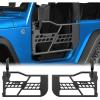 Nilight Off Road Front Rear Tubular Doors W/Side View Mirrors Compatible with 2007 2008 2009 2010 2011 2012 2013 2014 2015 2016 2017 2018 Wrangler JK 2 Door Only