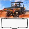 Nilight Rear Window Scratch-Resistant Clear Polycarbonate UTV Windshield Compatible With 2013-2025 Polaris Ranger XP 1000 900 Full Size 570 Diesel Crew PRO XD 4000G 2000G AWD(Clear-Polaris Ranger 2017-2025)