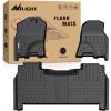 Nilight TPE Floor Mats for 2019 2020 2021 2022 2023 2024 Dodge Ram 1500 New Body Crew Cab with Rear Storage Box,All Weather Custom Fit Heavy Duty Floor Liners(2019-2024 New Body with Storage Box)