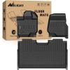 Nilight TPE Floor Mats for Ford F-150 F150 Lightning SuperCrew Cab Bucket Seats 2015 2016 2017 2018 2019 2020 2021 2022 2023 2024 2025 All Weather Custom Fit Heavy Duty Floor Liners