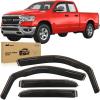 Nilight in Channel Rain Guards for Ram 1500 2009 2010 2011 2012 2013 2014 2015 2016 2017 2018 Crew Cab, 2019-2023 Ram 1500 Classic Body, Original Window Deflectors, Vent Window Visors-4PCS(Ram 1500 2019-2024 Quad Cab)