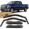 Nilight in Channel Window Deflectors for Ford Explorer 2011 2012 2013 2014 2015 2016 2017 2018 2019 Vent Window Visors,Rain Guards-4PCS(F150 Super Cab 2004-2014)