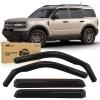 Nilight in Channel Window Deflectors for Ford Explorer 2011 2012 2013 2014 2015 2016 2017 2018 2019 Vent Window Visors,Rain Guards-4PCS(Ford Bronco Sport 2021-2024)
