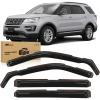 Nilight in Channel Window Deflectors for Ford Explorer 2011 2012 2013 2014 2015 2016 2017 2018 2019 Vent Window Visors,Rain Guards-4PCS(Ford Explorer 2011-2019)