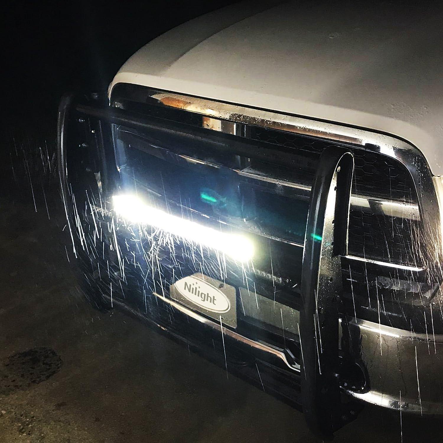 imageNilight 18004CA LED Light Bar 20Inch 288w Triple Row Flood Spot Combo 28800LM Led Bar Driving Lights Boat Lights Led Off Road Lights for Trucks 2 Years Warranty