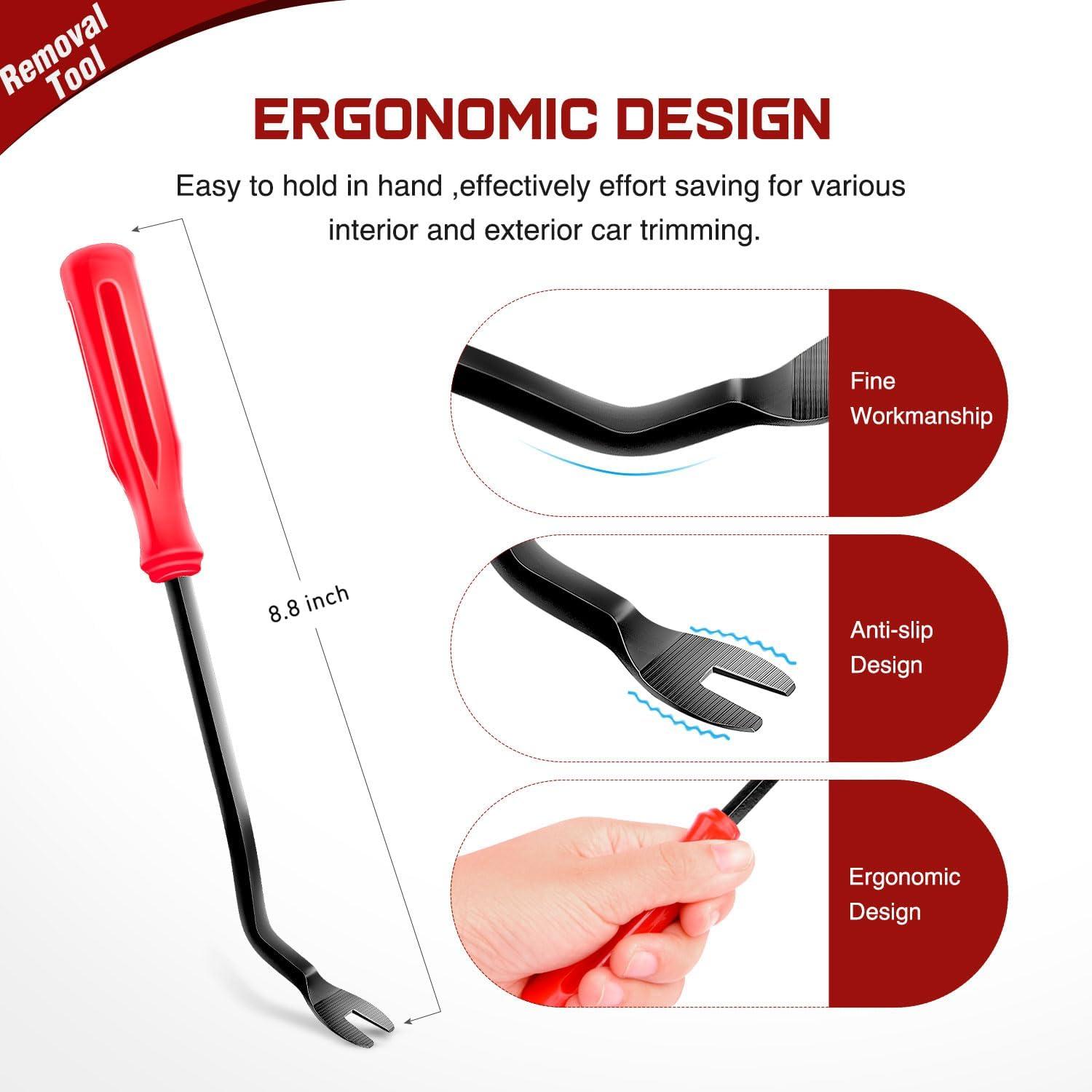 imageNilight 101Pcs Engine Under Cover PushType Retainer for Lexus ampampToyota Clips 9046707201 Front Bumper Nut Grommet Avalon ampamp Camry 9018906193 Liner Screw Bolt 9015960477 with Fastener Remover61 Clips Tools