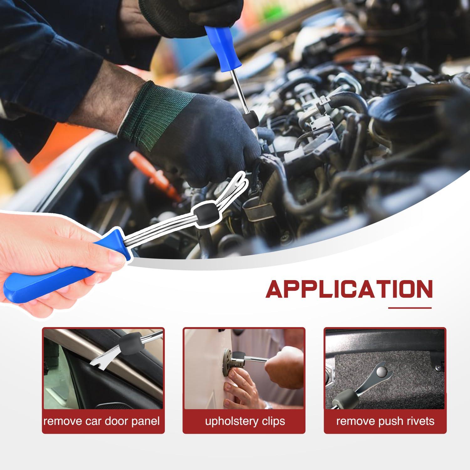 imageNilight 181PCS Car Bumper Retainer Clips with Fastener Remover for Lexus Toyota 4Runner Tacoma RAV4 Scion 7549535010 7539735010 9018906065 9018906013 9018906028 90467072012 Years Warranty1295Pcs