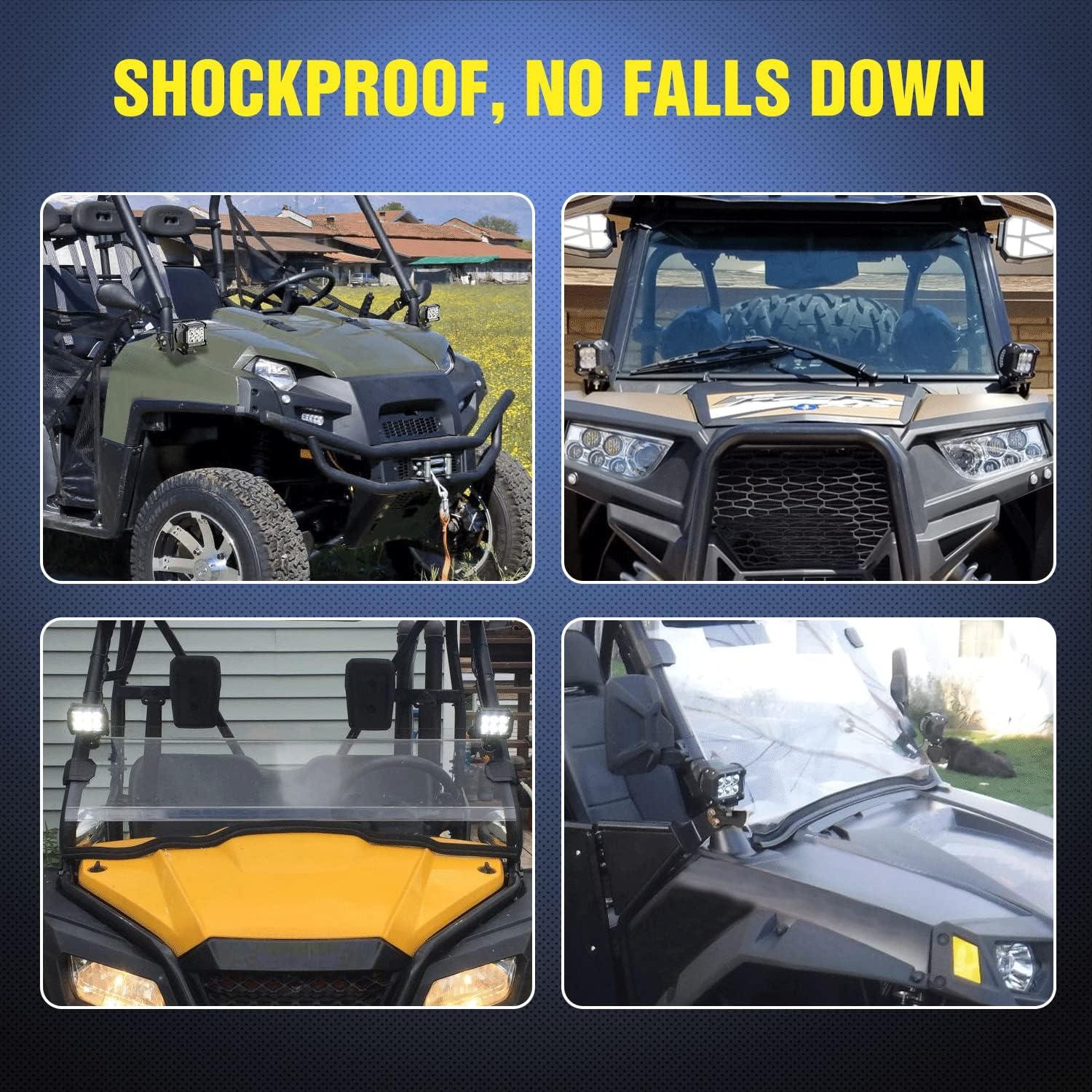 imageNilight 2PCS Side Pillar Mounting Brackets LED Metal Mounting Brackets for UTV Off Road 20142018 Polaris RZR XP 1000 RZR 900 2 Years Warranty 90045B BlackPolaris XP 1000 RZR 900 20142018