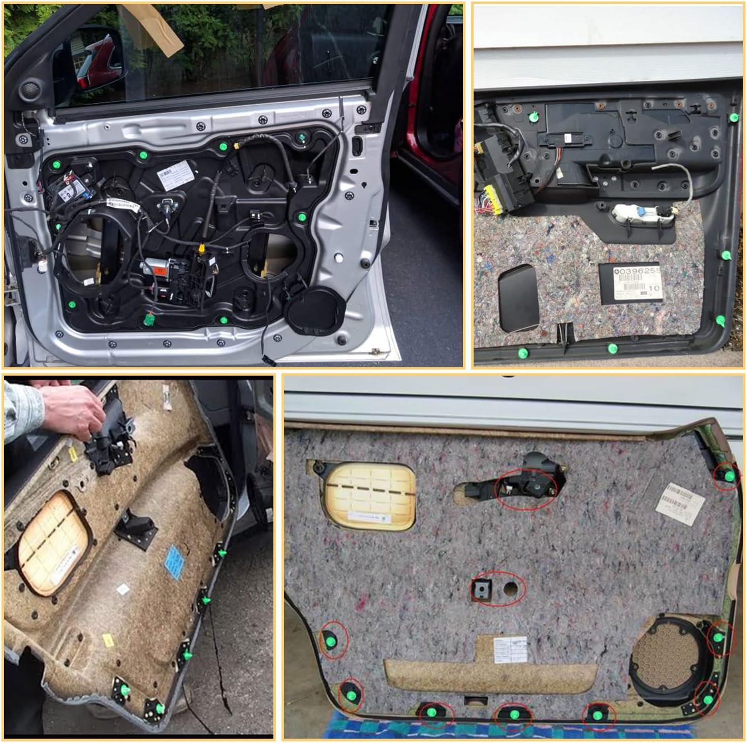 imageNilight 425 Pcs Car Retainer Clips Fastener Remover Tailgate Handle Rod Clip 19 Most Popular Sizes Auto Push Pin Rivets Set Compatible with GM Ford Toyota Honda Chrysler2 Years Warranty100 Clips 75mm